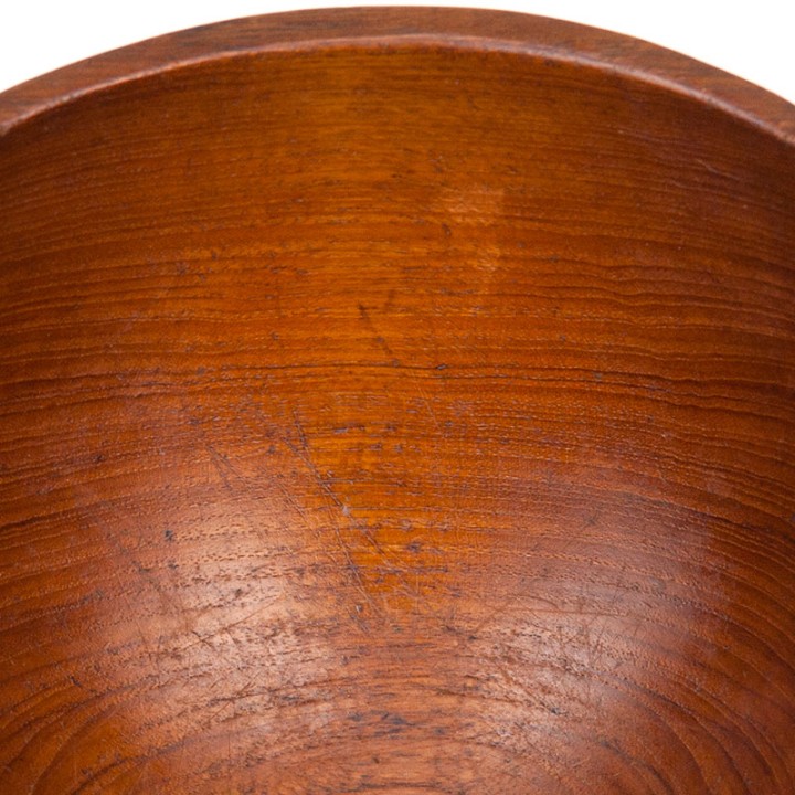 Large model teak Mid-Century Danish bowl