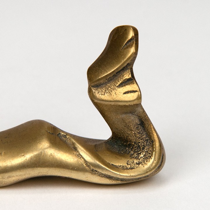 Vintage brass cat by Caravell Design