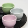 Royal Goedewaagen aardewerk vintage eierset in pastel kleuren