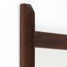Mid-Century Danish rosewood mirror