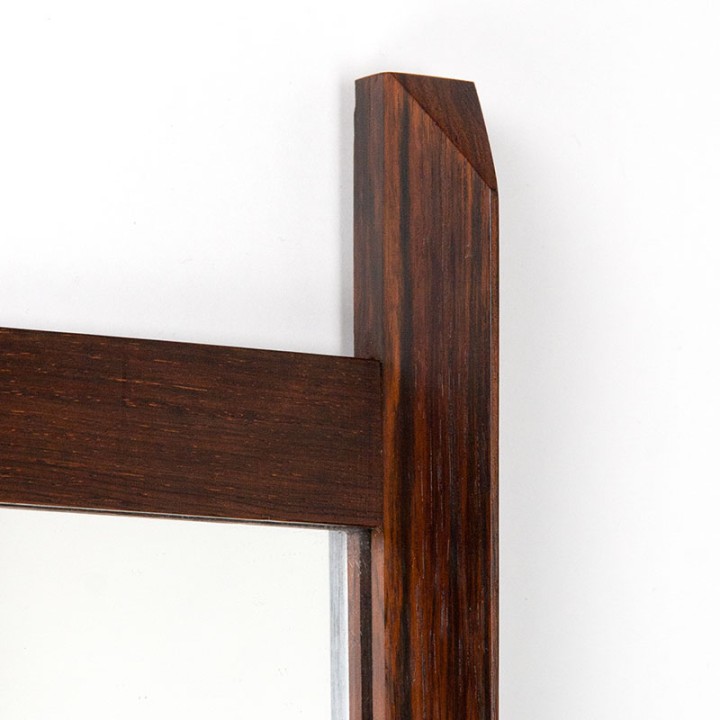 Mid-Century Deense palissander houten spiegel