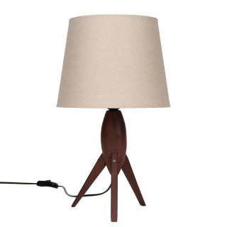 Danish teak table lamp vintage model on a tripod