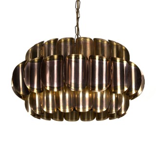 Messing Mid-Century Deense lamp ontwerp Thorsten Orrling