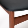 Teakhouten Mid-Century Bruno Hansen design stoel