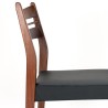 Teak set of 6 Mid-Century dining chairs