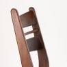 Teakhouten set van 6 Mid-Century eettafel stoelen