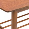 Side table Danish Mid-Century design on wheels