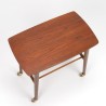 Side table Danish Mid-Century design on wheels