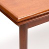 Deens Mid-Century uitschuifbaar model eettafel in teak
