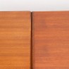 Deens Mid-Century uitschuifbaar model eettafel in teak