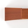 Mid-Century Deense set van 2 zwevende wandkastjes