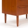 Teak Mid-Century chest of drawers with 3 drawers from Denmark