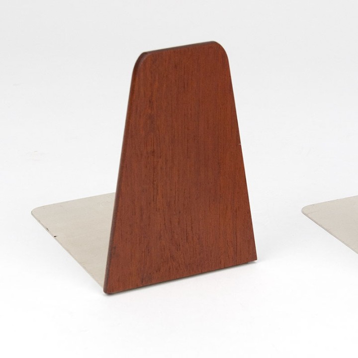 Set of 2 Kai Kristiansen mid-century teak bookends