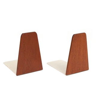 Set of 2 Kai Kristiansen mid-century teak bookends