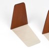 Set van 2 Kai Kristiansen Mid-Century teakhouten boekensteunen
