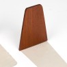 Set of 2 Kai Kristiansen mid-century teak bookends