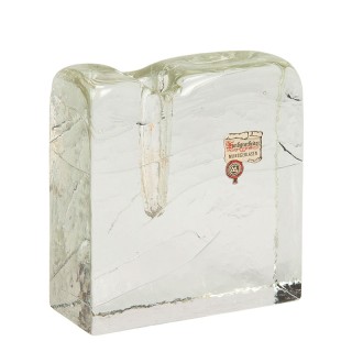 West German Mid-Century glass soliflore vase