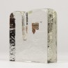 West German Mid-Century glass soliflore vase