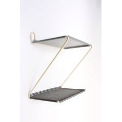 Metal wall/telephone rack
