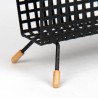 Vintage letter holder made of perforated metal