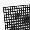 Vintage letter holder made of perforated metal