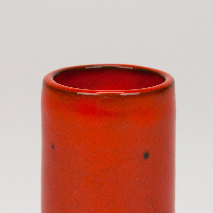 Klein oranje vintage Ravelli vaasje