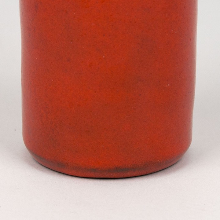 Klein oranje vintage Ravelli vaasje
