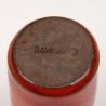 Small orange vintage Ravelli vase