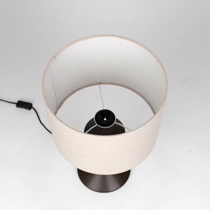 Deense Mid-Century keramiek tafellamp van Aluminia