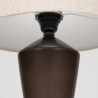 Deense Mid-Century keramiek tafellamp van Aluminia