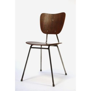 Wooden pylwood chair from 1957 - Retro Studio
