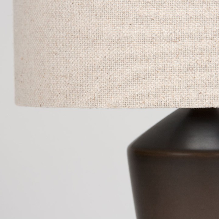 Deense Mid-Century keramiek tafellamp van Aluminia