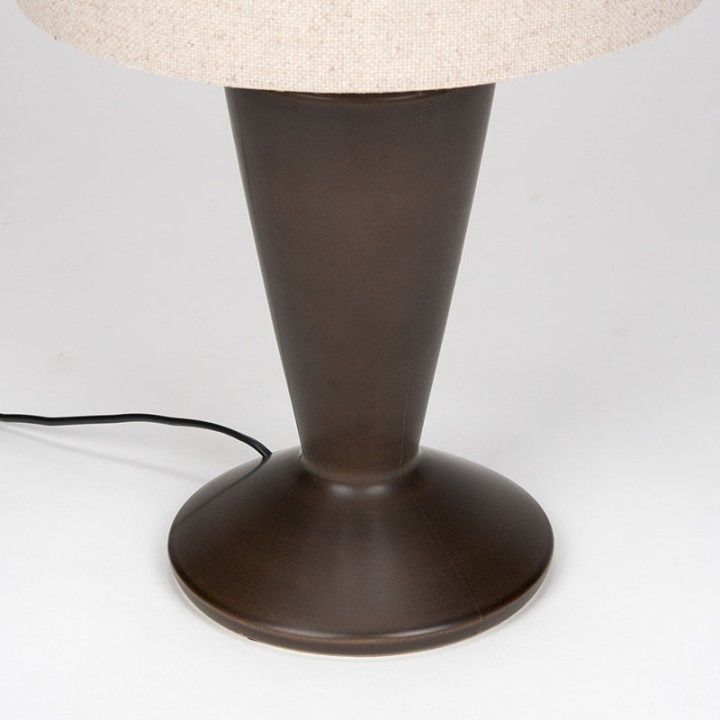 Danish Mid-Century ceramic table lamp by Alumina