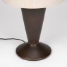 Danish Mid-Century ceramic table lamp by Alumina
