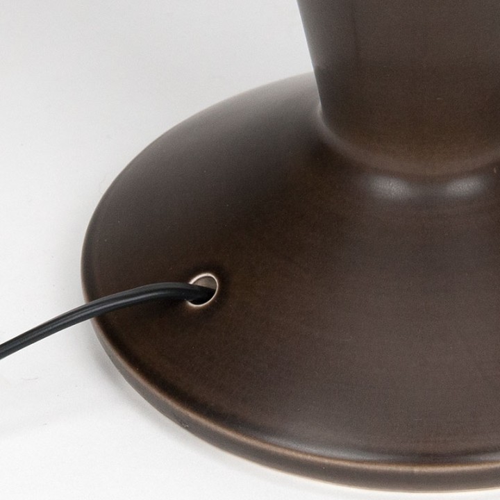 Danish Mid-Century ceramic table lamp by Alumina