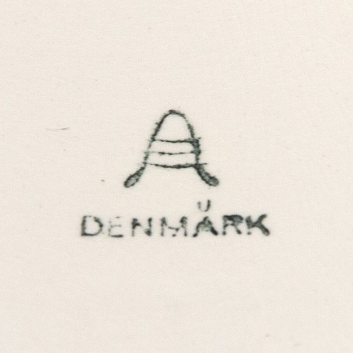Deense Mid-Century keramiek tafellamp van Aluminia