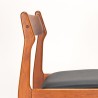 Set van 4 Burchardt-Nielsen Mid-Century Deense eettafel stoelen