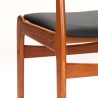 Set of 4 Burchardt-Nielsen Mid-Century Danish dining chairs