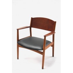 Danish low chair in teak