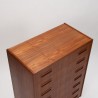 P. Westergaard Møbelfabrik chest of drawers with 7 drawers in