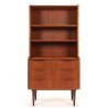 Mid-Century boekenkast/ secretaire meubel uit Denemarken in teak