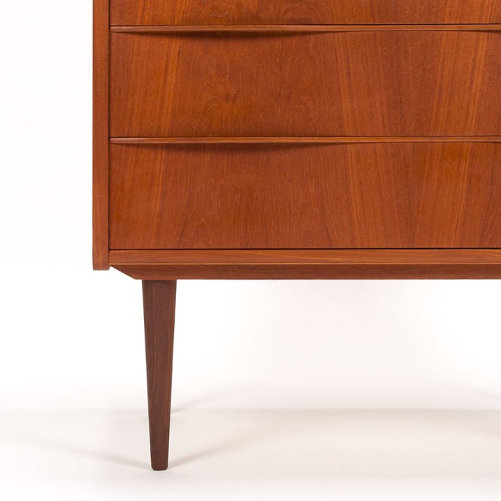 Mid-century teak bookcase/secretary chest from Denmark