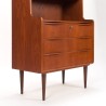 Mid-century teak bookcase/secretary chest from Denmark