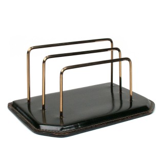 Briefhouder vintage model in Jacques Adnet stijl