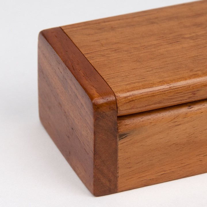 Vintage teak pen tray/ box