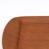 Mid-century teak plywood small serving tray