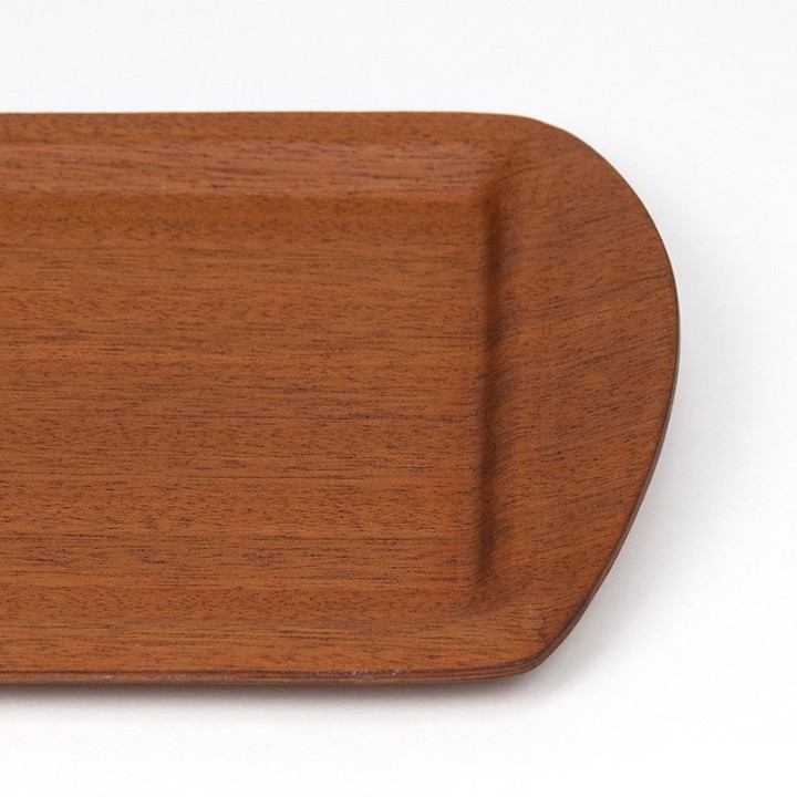 Teakhouten plywood Mid-Century dienbaadje
