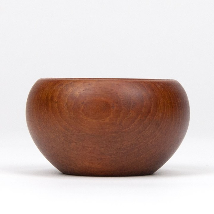 Mini teakhouten vintage schaaltje van ESA
