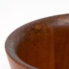 Mid-Century Deense serveerschaal rond model in teak