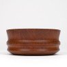 Mid-century Danish round teak serving bowl